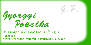 gyorgyi popelka business card